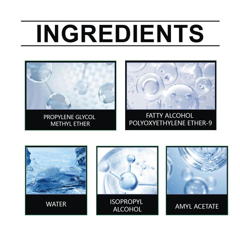 Car Interior Detailing & Polishing Agent, Interior Car Cleaner, 5 Counts Effective Care Solution Agent for Rubber & Faux Leather Surfaces, Multi-Purpose Cleaning Tool