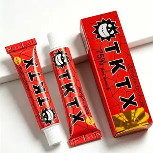2 Pack TKTX Tattoo Numbing Cream - Red 75% Limited Edition-For Painless Tattooing-Very Strong Tattoo External Cream 10g