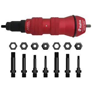 212 MAIN AST-ADN38 0.38" XL Aluminum Rivet Nut Drill Adapter Kit, Hand Tools for Rivet Setting (Cycling, Sports & Outdoor Leisure Equipment Use)