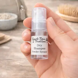 Reusable Powder Spray Bottle – Travel Size - Empty | For Dry Shampoo Refills