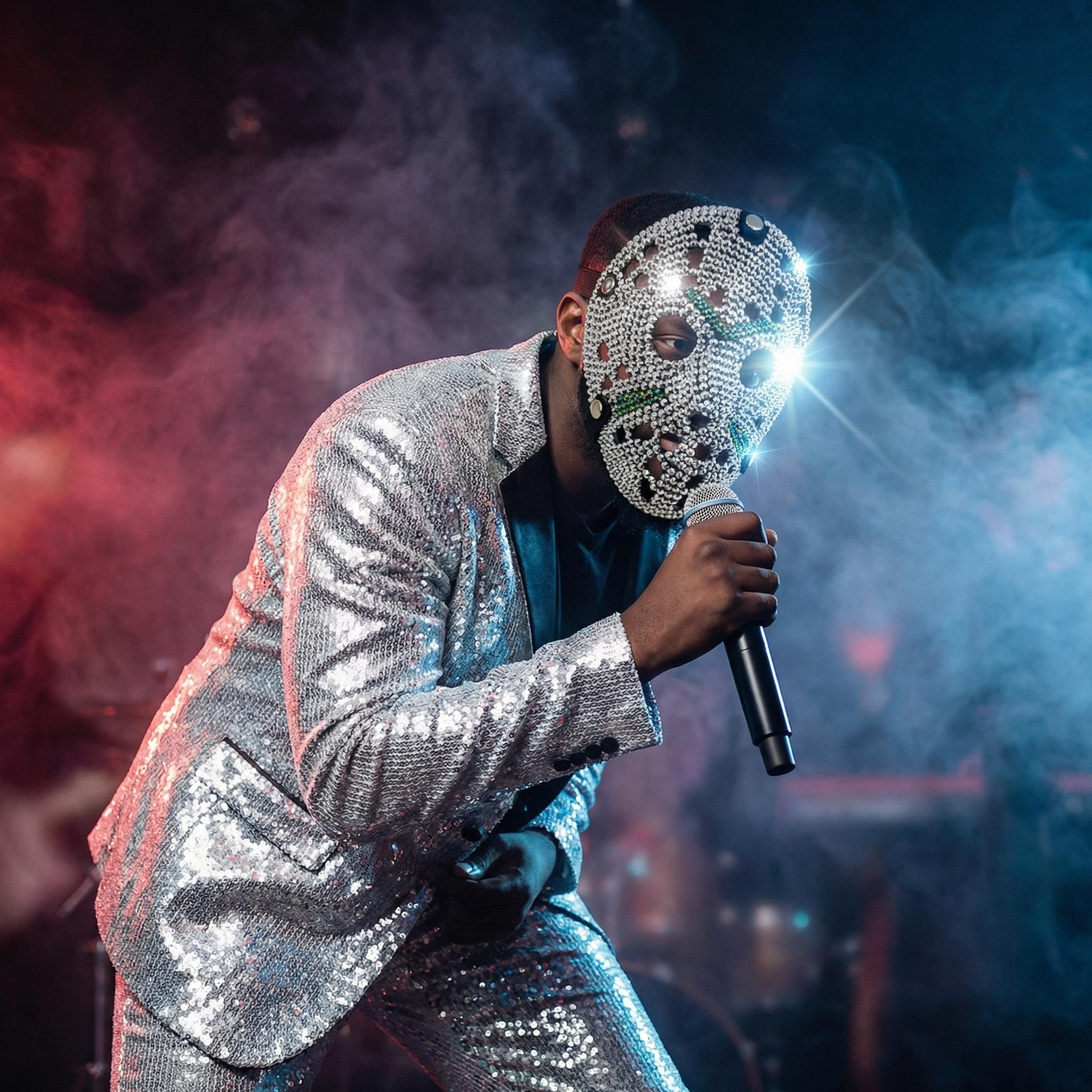 High-quality handmade DIY rhinestone mask for men and women perfect for Halloween, horror cosplay Diamond mask, masquerade parties, and costume events