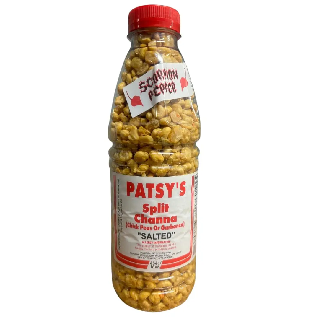 Patsy's Split Channa Scorpion Pepper 16oz (Product of Trinidad & Tobago)