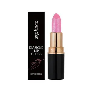 zephoco Lavender Pink Diamond Lip Gloss – Natural Luster, Silky & Hydrating – Effortless Color Payoff for Any Lip Look
