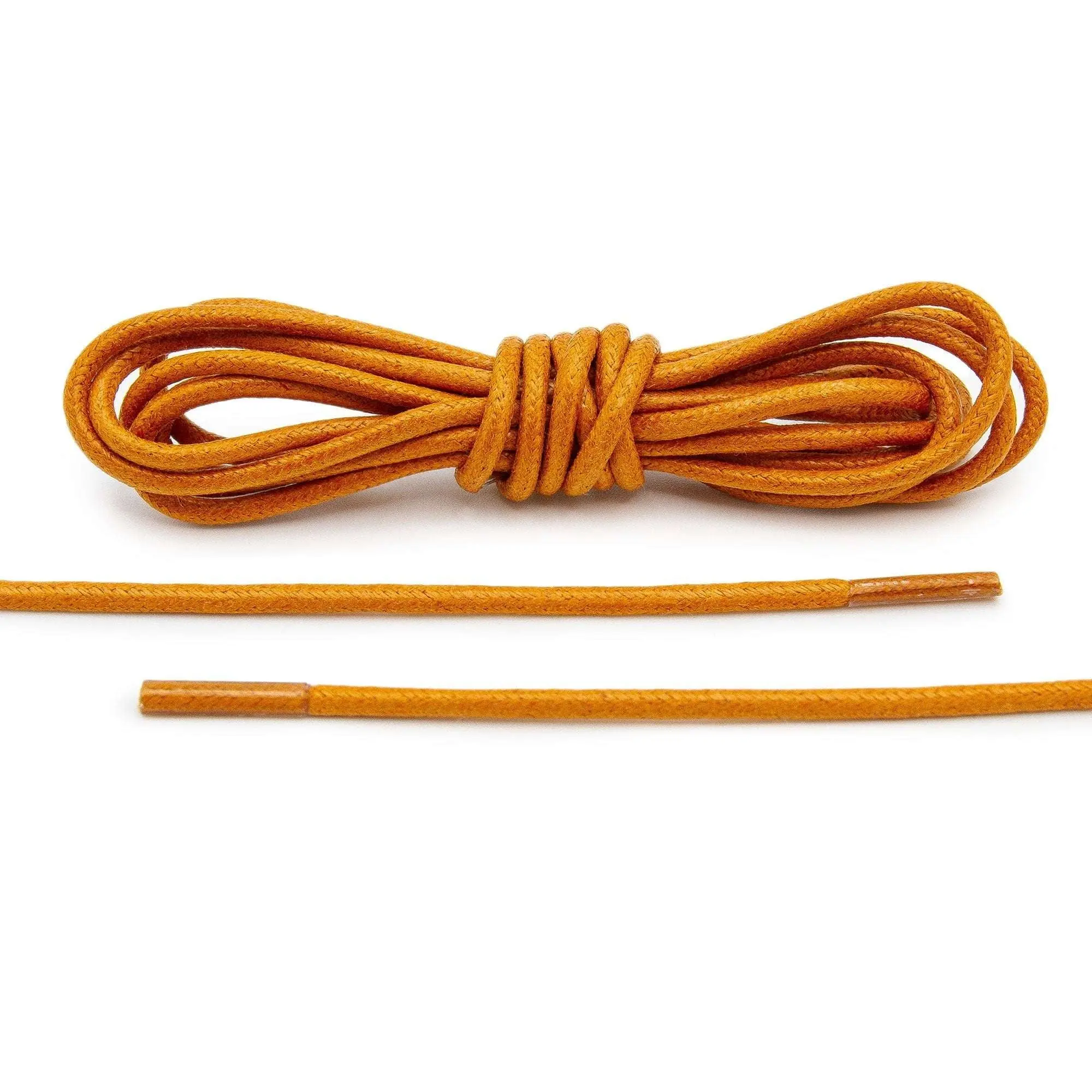 Tan Waxed Dress Shoelaces