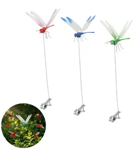 Natural Bug Repellent Decoy 6 Pack Realistic Dragonfly Outdoor Deterrent for Mosquitoes Wasps and Horse Flies Chemical Free Garden Patio Yard Protection Safe for Pets and Kids