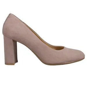CL by Laundry Womens Lofty Block Pumps Dress Casual High Heel 3" & Up - Beige