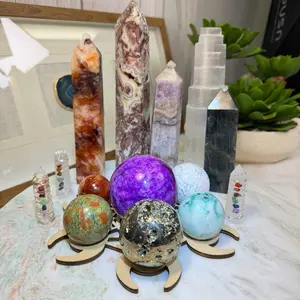 Crystal Forest 1- Live Claim - Natural Crystal Home Decor| Crystal Tower, Crystal Sphere, Crystal Carving & Crystal Specimen