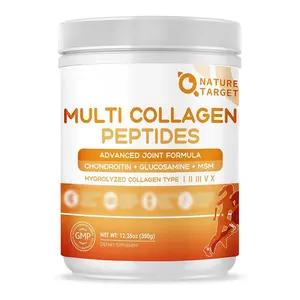 Multi Hydrolyzed Collagen Peptides Powder, Strengthening Bones and Joints peptide power multi collagenpeptides Fitness Supplement