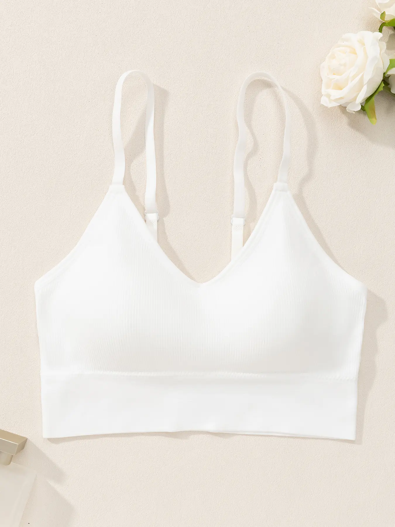 1 piece set of solid color women's bras, wireless, removable pads, adjustable straps, supportive and shaping, everyday commute and casual wear, suitable for sports, yoga, and fitness, high-quality women's bras, Soft Comfy Bra, Workout Bras