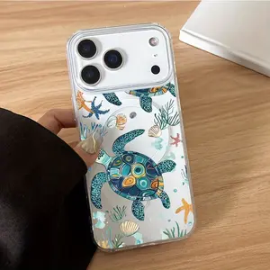 One Pack of a Stylish Phone Case Featuring a Turtle Design, Designed to Be Shockproof And Magnetic, Compatible with The for iPhone 17 E Air Pro ProMax iPhone16 15 14 Plus 13 12 Mini 11 X XS XR