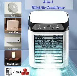 Portable Air conditioner Fan, 4 in 1Multifunctional cooling Fan with 3 SpraySpeeds,Personal Evaporative cooler forBedroom, Office & camping,cool,fan