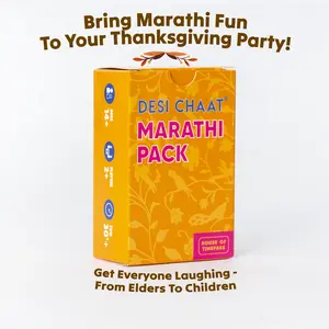 Desi Chaat - Marathi Pack Taboo Game l 360 Words & Hours Of Fun For The Party l Desi Family Friend Wedding Party Game Night