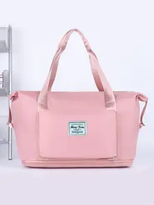 Large capacity casual versatile travel bag, fashionable solid color retro texture shoulder bag, niche design generous daily crossbody bag, suitable for fitness, sports, short distance travel and business trips, Lightweight travel bags