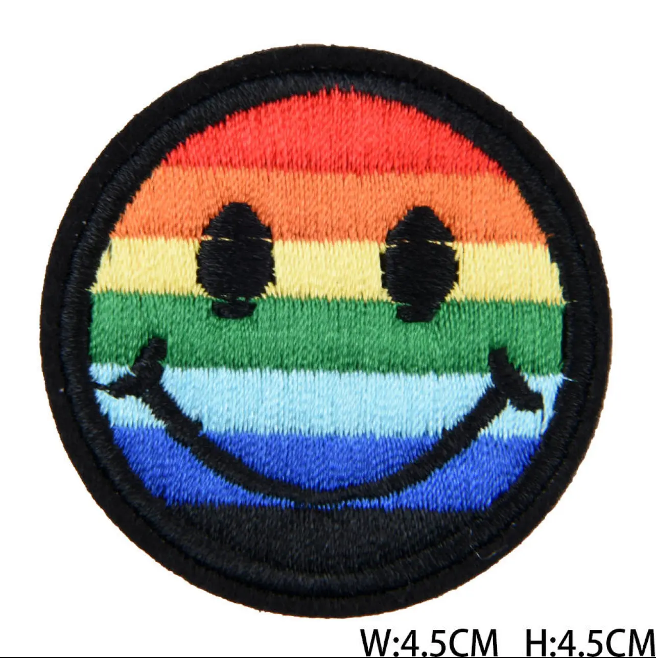 Colorful Smiley Face Patch