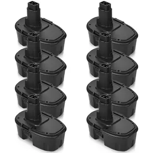8 Packs 18V 4.5Ah DC9096 DC9098 Ni-Mh Replacement for Dewalt 18V Battery 4500mAh XRP Compatible with Dewwalt 18 Volt DC9096 DC9098 DC9099 DE9098 DE9503 DW9095 DW9096 DW9098 Cordless Power Tools