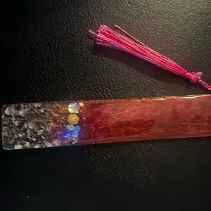 Custom Resin Bookmark Only On Live - Handmade with Glitter & Tassel - TikTokLiveSale - BackToSchool2025