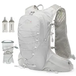 INOXTO Running Hydration Vest for Men Women Water Backpack for Running 3L Running Hydration Pack for Trail Running Marathon Race Hiking