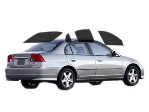 Precut 2Ply Window Tint Film for Honda Civic Sedan 2001-2005 Cars Sun Blocking Protection,Privacy,and Anti-Shatter Glass Film Any Tint Shade Kit