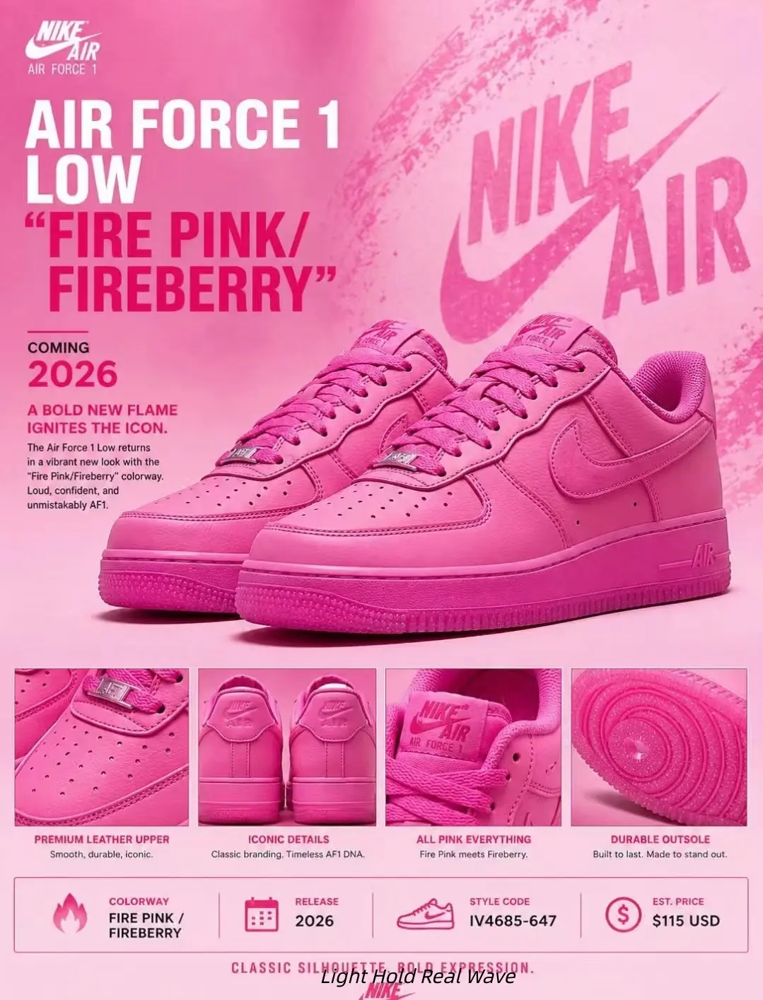 Women’s Glossy Hot Pink All-Monochrome Low Top Sneakers Comfort Non Slip Skate Shoes For Daily Outfits