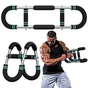 Adjustable Chest Workout Equipment, Arm Shoulder Chest Trainer for Men,Chest arm Exerciser, Portable Chest Clip Muscle(U60-100lbs kit)