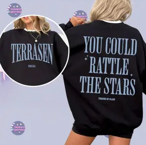 Throne of Glass Sweater, Terrasen Sweatshirt, SJM Universe Merch, Bookish Pullover, Sarah J Maas, Aelin Galathynius Sweaters