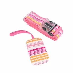 Baggage Claim Strap & Luggage Tag Set