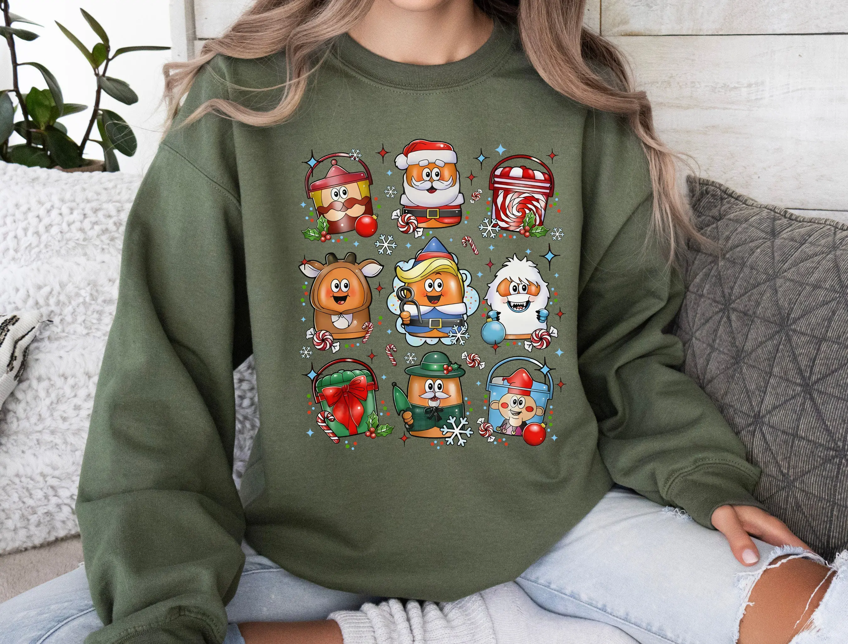 Christmas Nuggets Crewneck Sweatshirt, Whville Nuggets T Shirt, Christmas Funny Sweatshirt, Chicken Nuggets Sweatshirt, Christmas Party Shrit, Christmas Chicken Lover Shirt, T Shirt, Hoodie