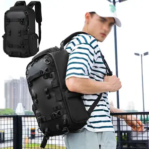 1pc Practical Sport Rucksack, Men Waterproof Laptop Bag, for College, Cycling, Outdoor Activity, Commuting