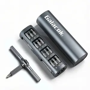 29-in-1 Magnetic Screwdriver Set, T-Type Ratchet Screwdriver Kit, Multi-functional DIY Repair Tool, Aluminum Alloy Housing, Suitable for Furniture, Cars, and Bicycles