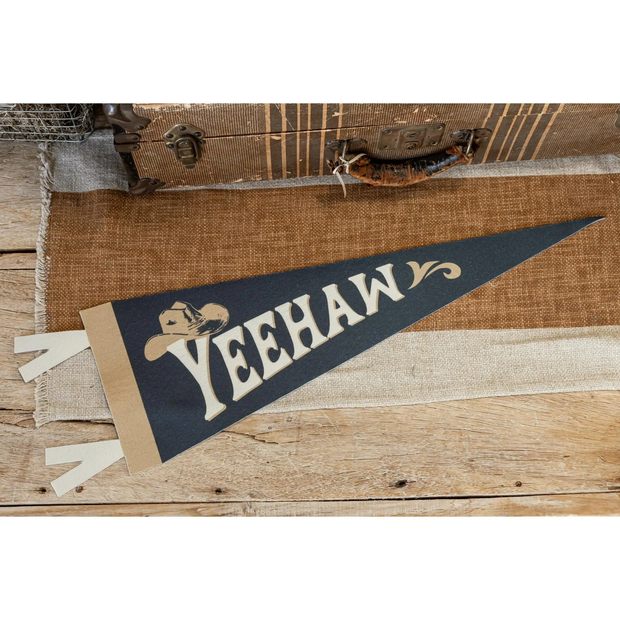 Yeehaw Felt Pennant