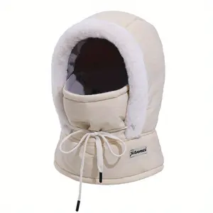 Warm Fleece Northeast Ear Protection Lei Feng Hat Men's Outdoor Ski Cap Women's Cycling Windproof Snow Hat Trendy