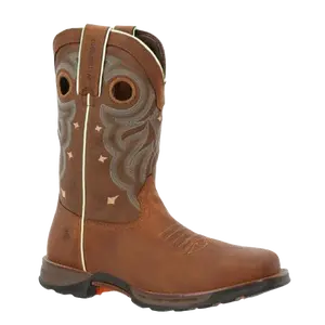 Durango® Maverick™ Ladies 10" Western Rugged Tan Steel Toe Boot DRD0416