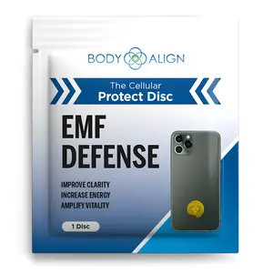 EMF Protection Disc for Cell Phones & Electronics – Anti-Radiation, Neutralize 5G & WiFi EMF, Safe for Smartphones, Tablets, Laptops, Computers, Monitors.