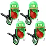 BEASTENERGY 4-Pack Compact & Easy to Clip Fishing Bite Alarm - Sensitive Sensor, LED Alert, Electronic Beep, Rod Clip Indicators - Beginners’ Bank Fishing Gear Accessories, Outdoor Equipment