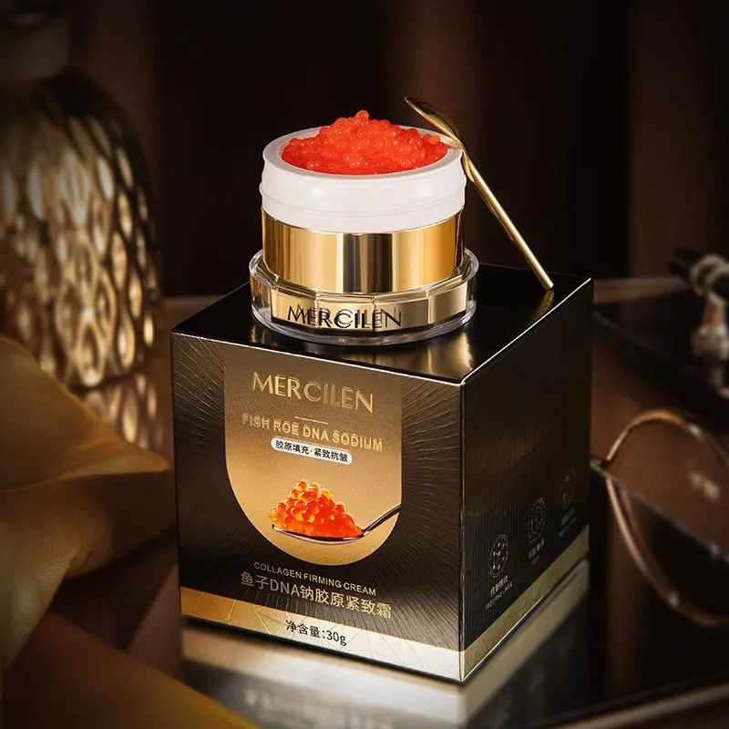 Mercilen Fish Roe Dna Sodium Collagen Moisturizing Face Cream, Facial Cream Moisturizer, Firming and Tightening, Firming Facial Creme, Daily Facial Care for All Skin Types