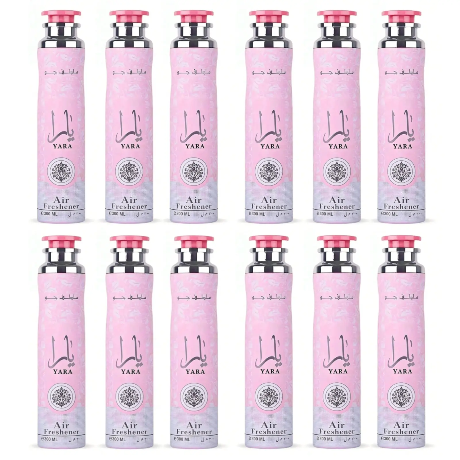 Lattafa Yara Air Freshener 12 Pack Bundle Set – Floral Fruity Amber Scented Home & Car Freshener 300 ML, Home Fragrances, Fragrance