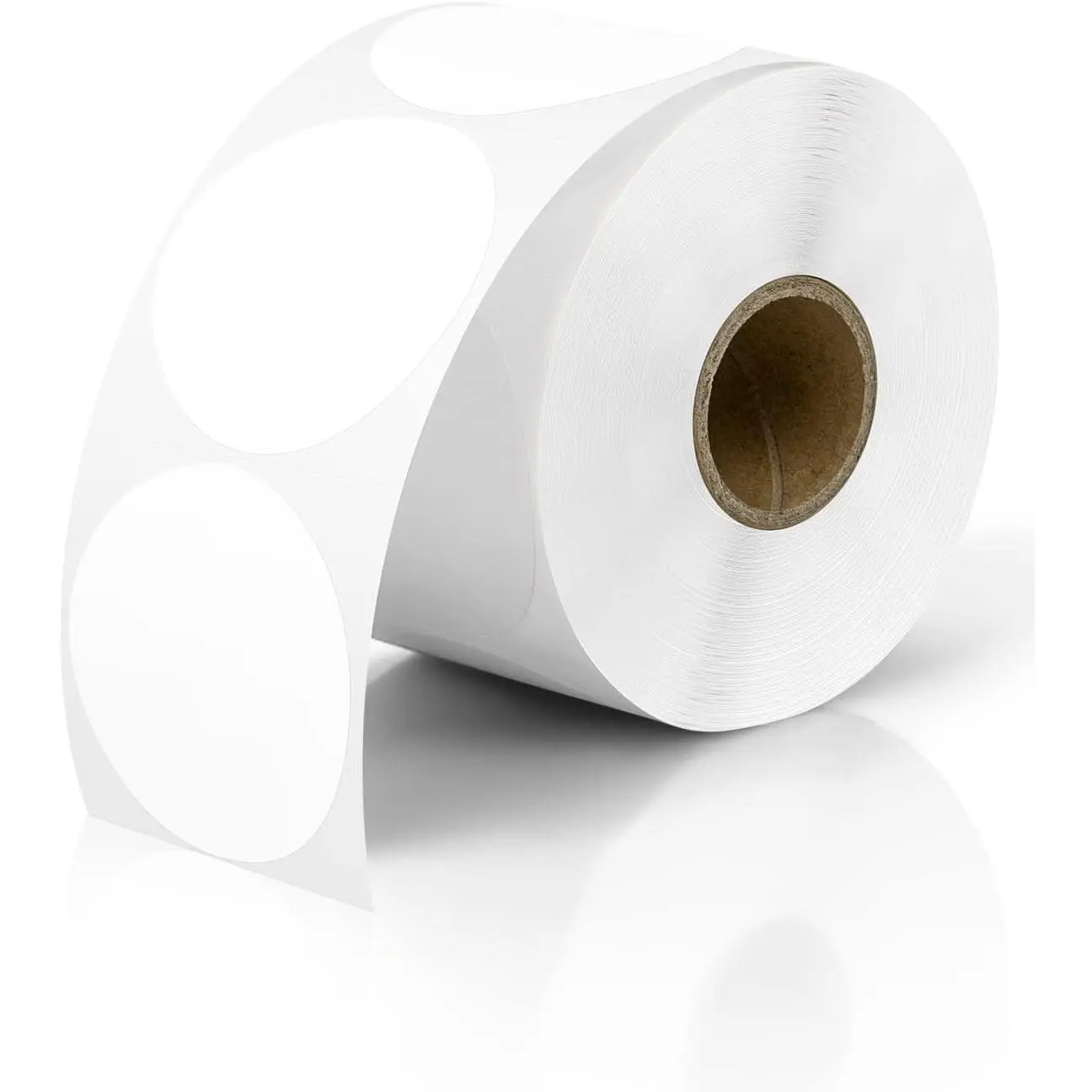2 Inch Circle Thermal Sticker Labels, Self-Adhesive Round Thermal Paper- 750 Labels/Roll, Compatible with JADENS, Nelko, Label Printers for , Office, , , Easy to Peel