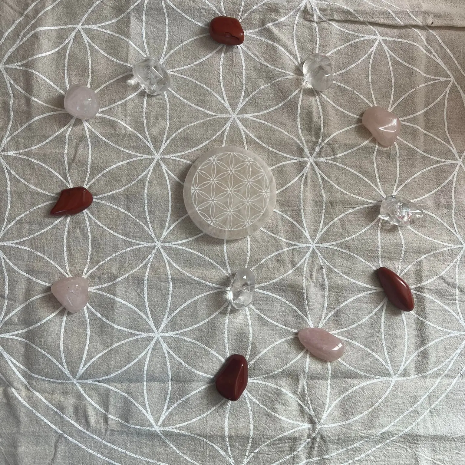 Magnetic Goddess Crystal Grid