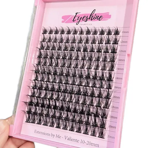 Eyeshine XLONG  (black 10-20mm) long lash clusters only glue sold separately