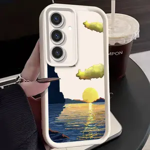 1 Piece The silent sea For Galaxy A14 4G With Impact Resistant Comfortable feel A14 4G Case Perfect For Casual