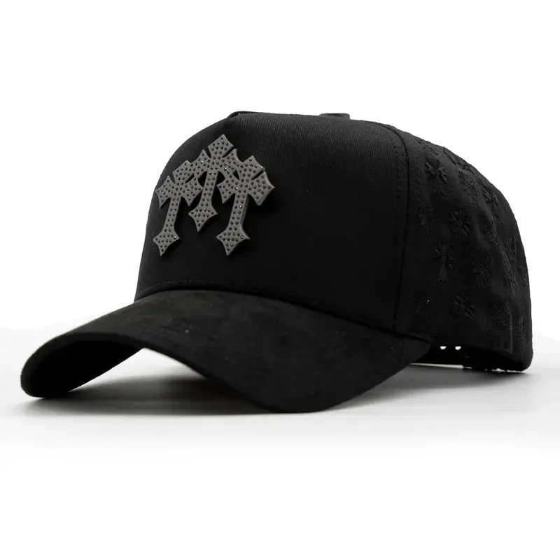 Chrome I Blackout Trucker Hat – Premium Streetwear Snapback Cap