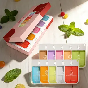 Portable Travel Hand Sanitizer Spray, 1 Box Fruit & Plant-Scented Hand Sanitizer, Hand-Cleansing Product for Women & Men, Moisturizing Hand Sanitizers