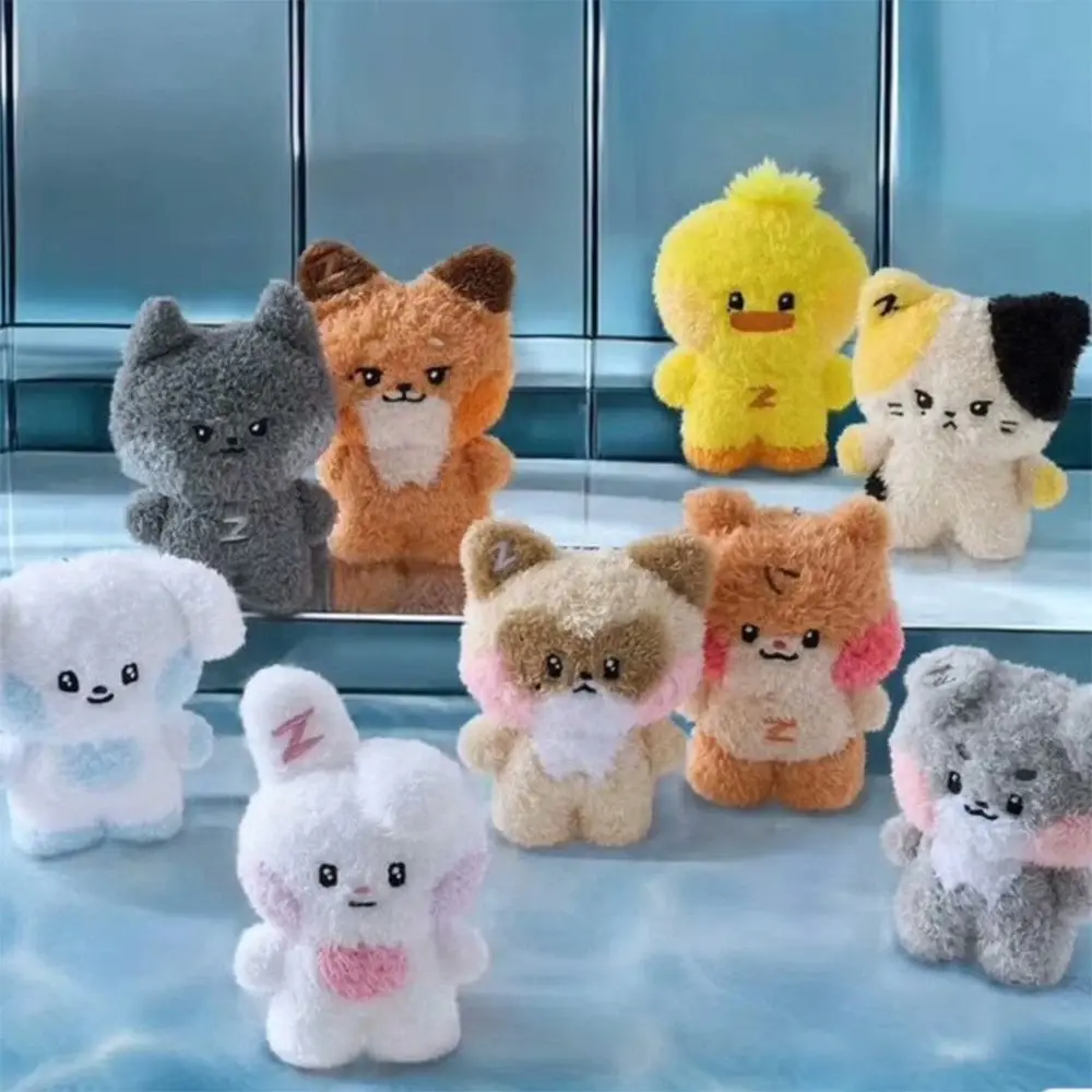 Idol-Style Cute Plush Keyring | PP Cotton Stuffed Animal Pendant, Soft Short Plush Mascot Doll, Fan Collection Gift