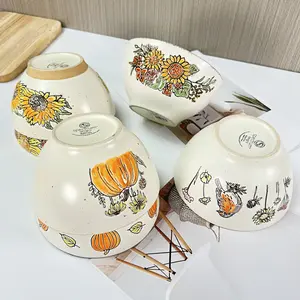 KIMPTON VALLEY 6 inches BOWL Stylish Tableware vintage Graceful Serving pasta plate kitchen sink window easter dishware multifunctional