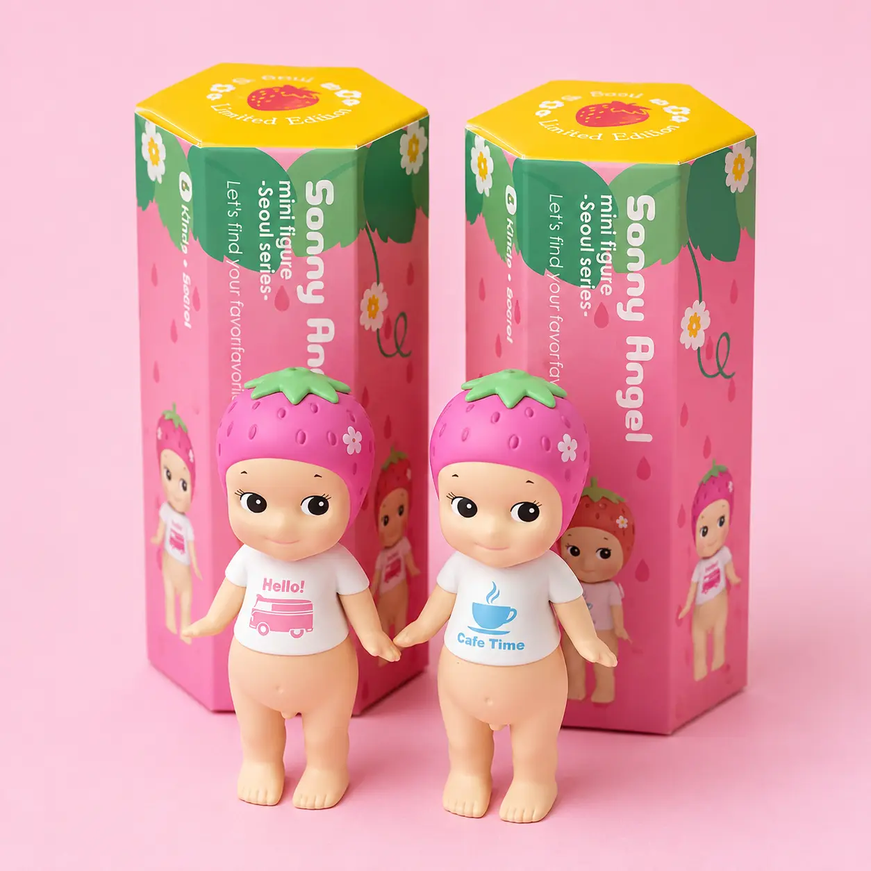 Sonny Angel Strawberry Series - Original Mini Figure/Limited Edition - 1 Sealed Blind Box Random Cute Collectible Figurines Gift for Kids Birthday