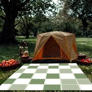 Checkerboard Pattern Picnic Mat, Foldable Lightweight Picnic Blanket, Portable Picnic Mat for Outdoor Camping, Backyard, and Picnics