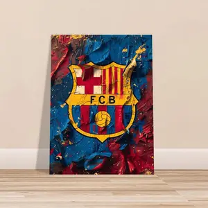 Barcelona Poster, Barcelona Art, Football Poster - UNFRAMED