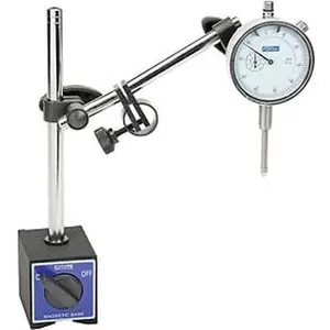 Fowler 52-585-110 Magnetic Base with Fine Adjust & Dial Indicator Combo
