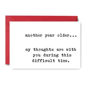 Creative Birthday Card, 1/3 Counts Letter Pattern Birthday Greeting Card with Envelope, Birthday Gift for Friend & Family Member, Party Supplies