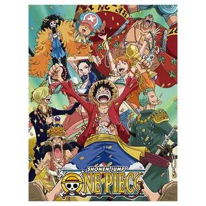 One Piece - Group With Money Sublimation Throw Blanket